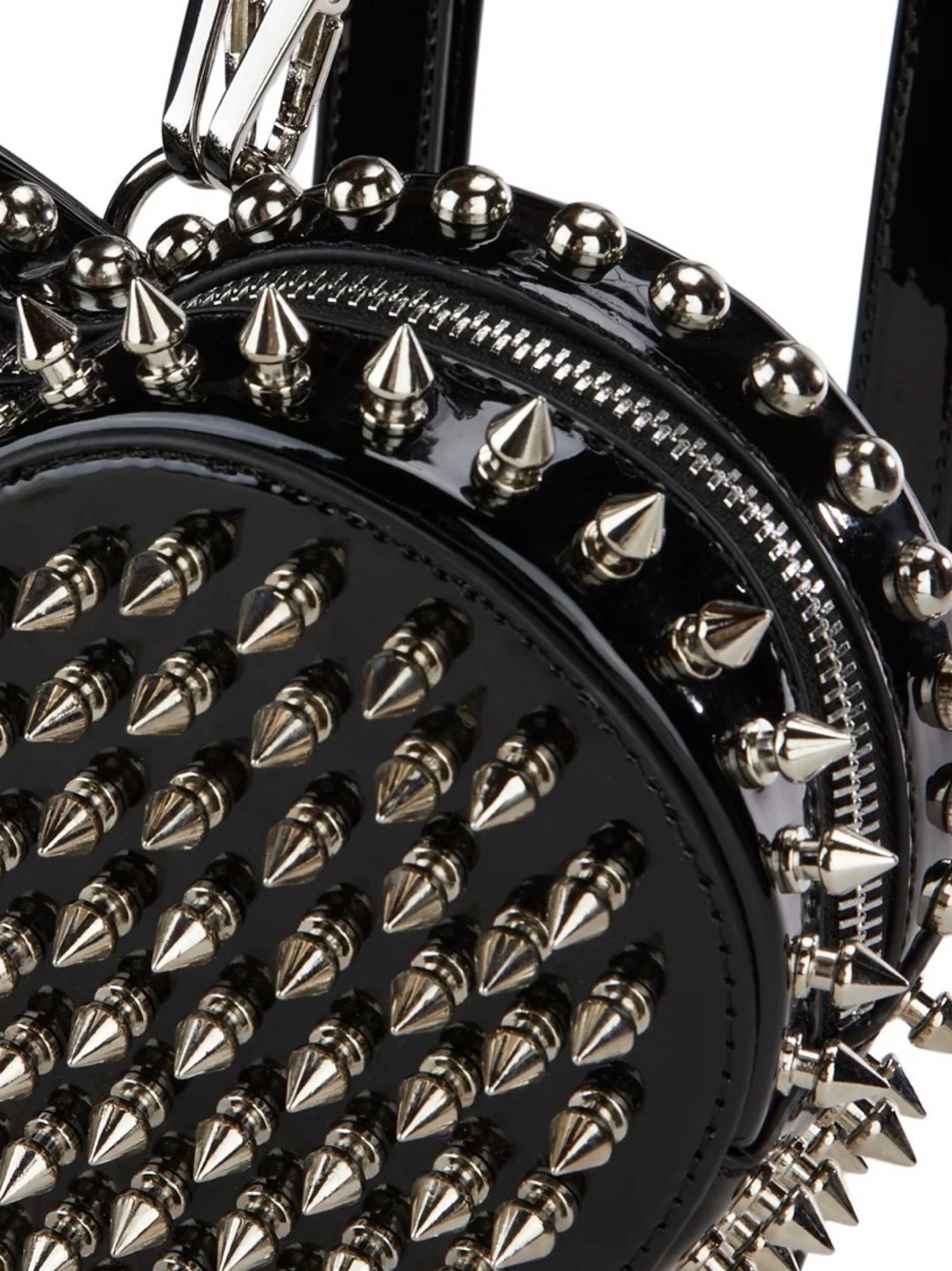 Black Studded Heart Bag - Dolls Kill - Picture 2 of 4